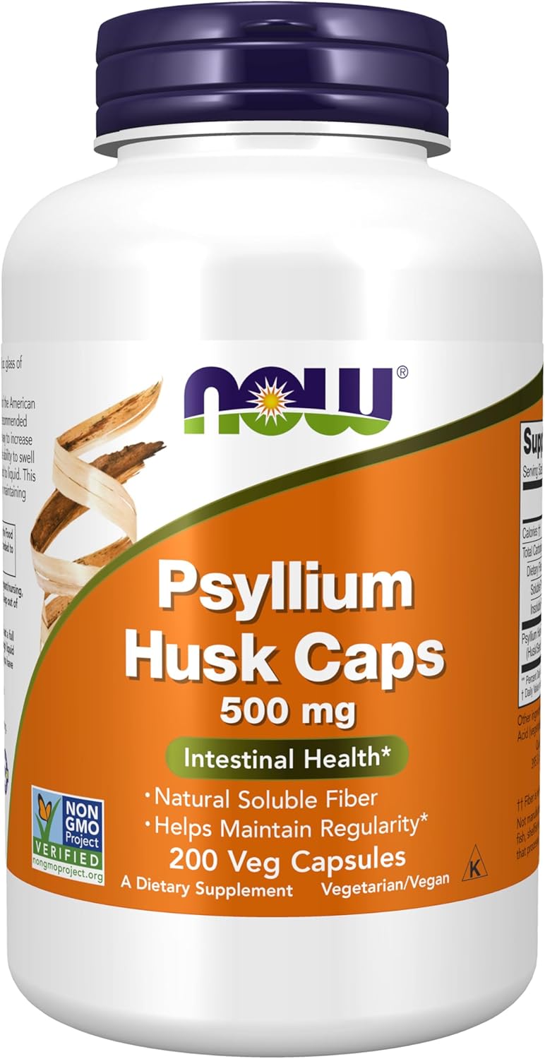 Boost Your Gut Health: NOW Foods Psyllium Husk Caps Review