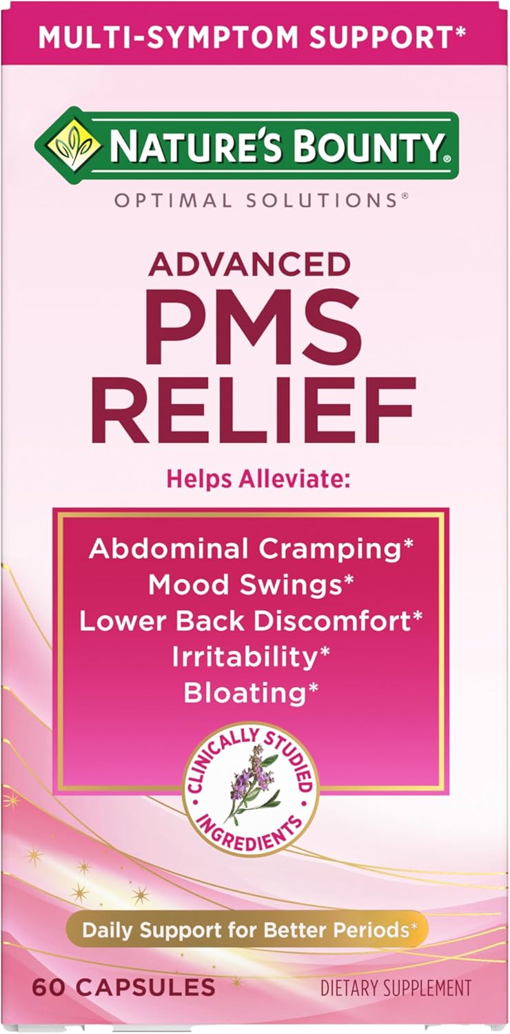Find Comfort: Nature’s Bounty Advanced PMS Relief Review